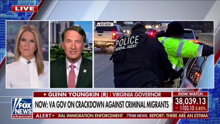 Glenn Youngkin praises 'law enforcement heroes' behind more than 500 arrests of 'violent criminals'