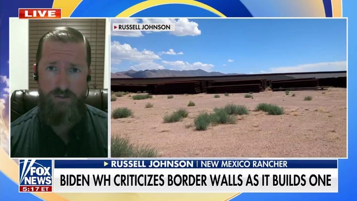 Biden White House criticizes border walls as it resumes construction