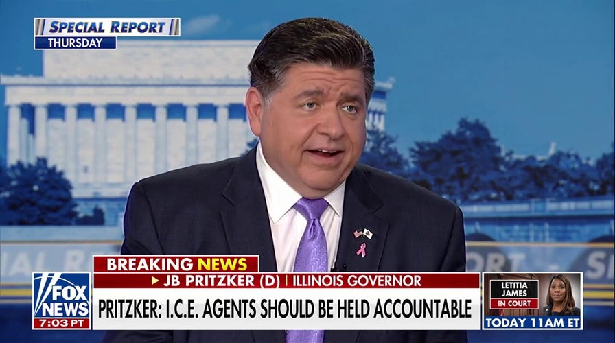 JB Pritzker's message to Chicago is ICE agents are the bad guys: Shannon Bream