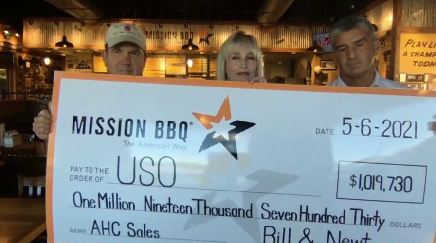 Mission BBQ surprises USO with $1M donation