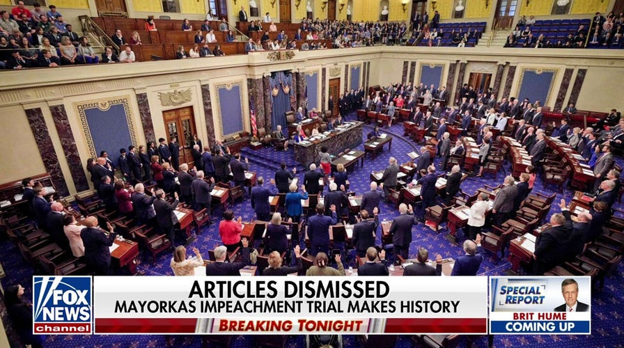  Senate dismisses articles of impeachment against DHS Secretary Mayorkas