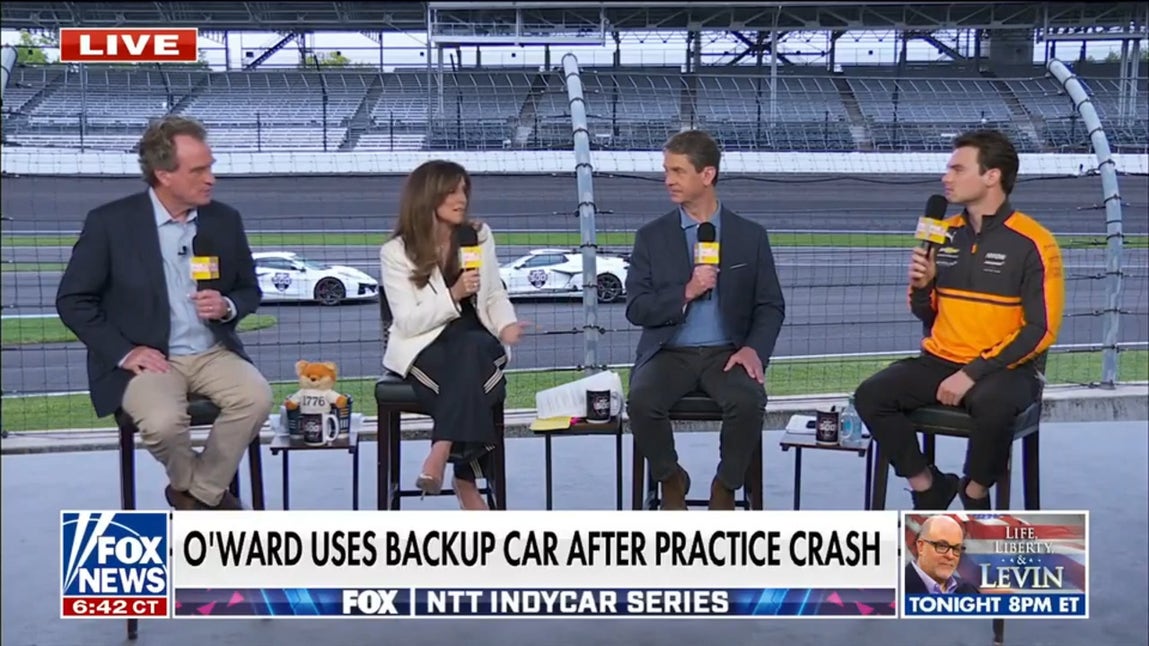 IndyCar driver pays emotional tribute to Kyle Busch