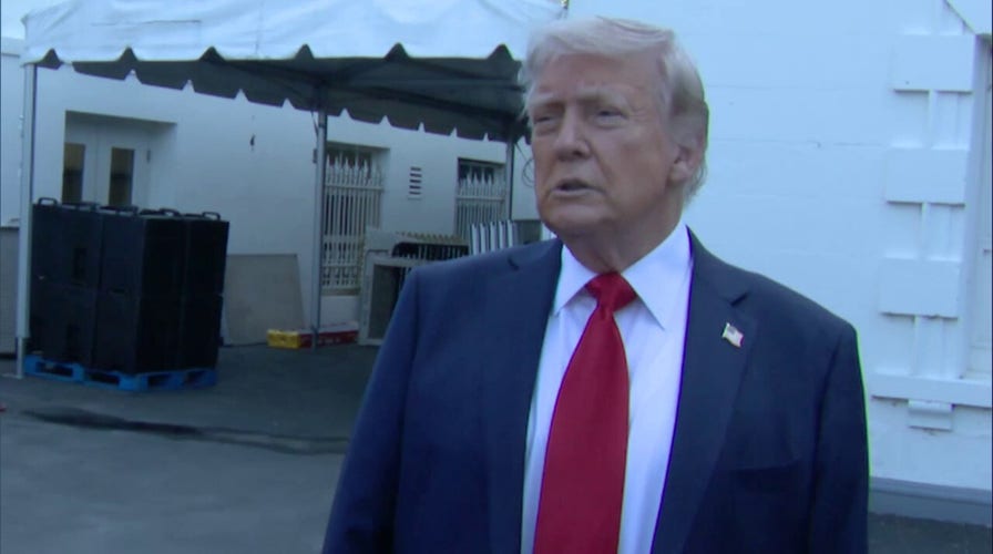 Trump reveals plans for two 100-foot flagpoles outside the White House to fly American flags.