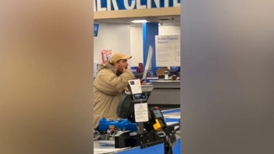Man seen wielding machete at Nebraska Walmart before arrest