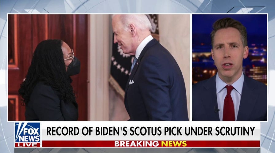 Biden's pick for Supreme Court protected child predators: Josh Hawley