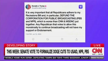 Dana Bash skips Trump's CNN insult while reading Truth Social post