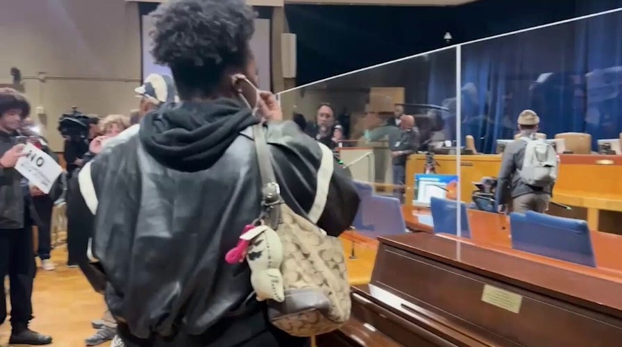 Protesters tempest  New Orleans assembly  meeting, spark heated clash with officials