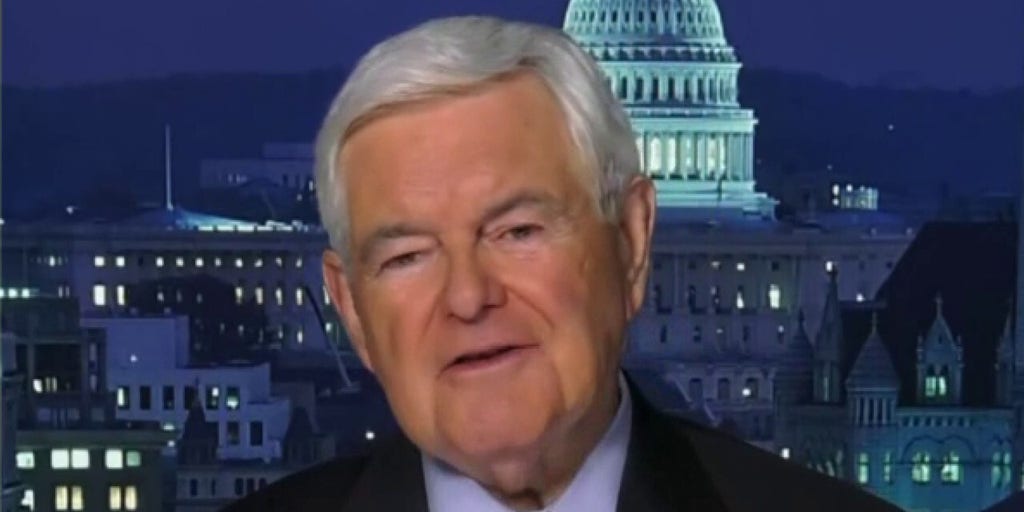 Gingrich Rips Biden Over 'peaceful Invasion' At Border | Fox News Video