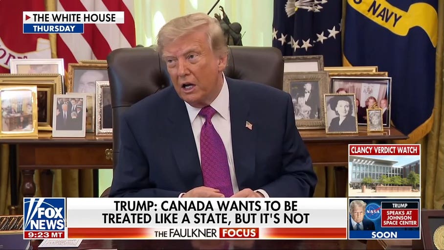 Donald Trump renames Lake Ontario amid trade tensions with Canada