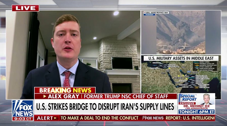 U.S. strikes span  to disrupt Iran's proviso   lines