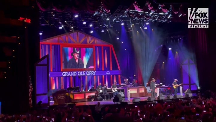 Trace Adkins hits the stage at the Grand Ole Opry