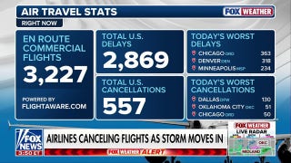Travel experts estimate up to 15K flight delays due to incoming winter storm