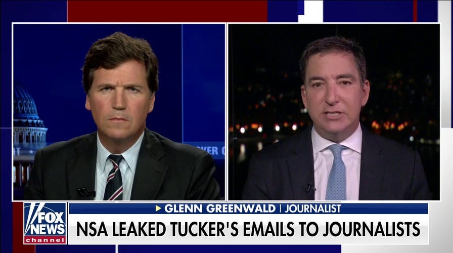 Greenwald reacts to report NSA identified Tucker Carlson via communications about Putin interview pitch