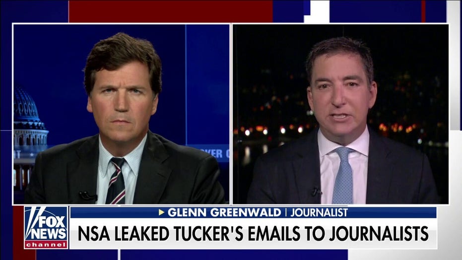 Greenwald reacts to report NSA identified Tucker Carlson via communications about Putin interview pitch