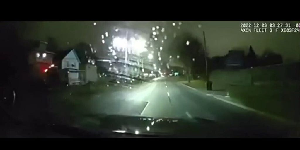 Michigan Police Video Captures Alleged Drunk Driver's Car Flying ...