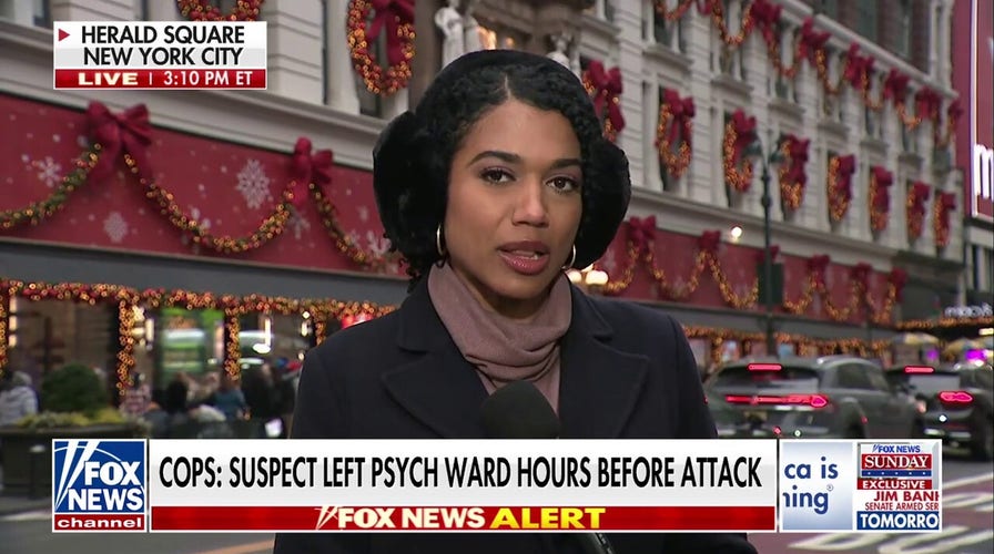 Suspect successful  custody aft  allegedly stabbing parent  changing her babe  wrong  NYC Macy’s