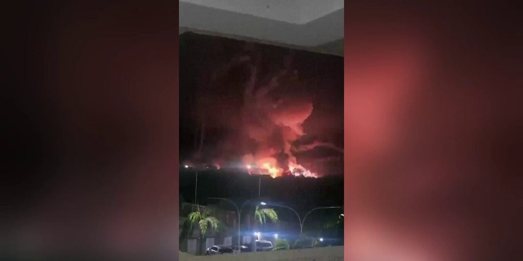 Explosions seen toward Higuerote airport in Venezuela