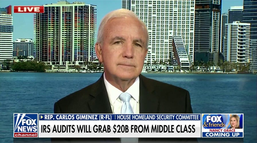 Dems push ‘bold-faced lie’ that IRS will not audit those who make under 400K annually: Rep. Carlos Gimenez