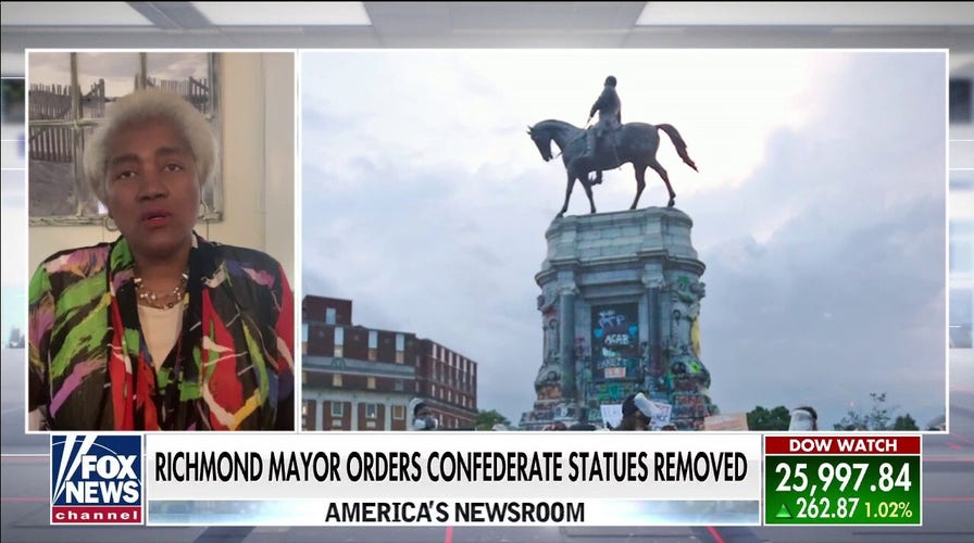 Donna Brazile reacts to the removal of confederate statues