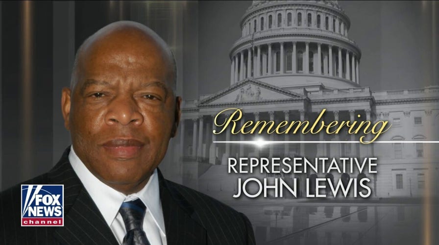Rep. Lewis departure ceremony takes place at the US Capitol