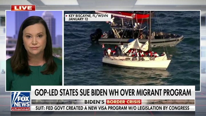 20 Republican states suing Biden administration over the migrant parole program