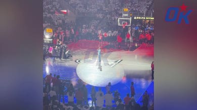 WNBA Finals teams leave court for national anthem for fourth straight game