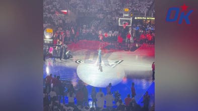WNBA Finals teams leave court for national anthem for fourth straight game