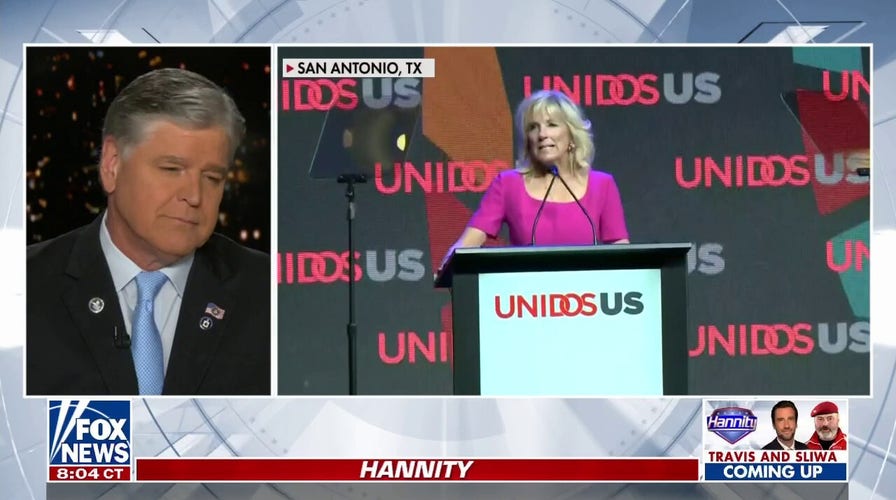 Hannity hits Jill Biden’s ‘breakfast tacos’ comment: ‘Baffling gaffes run in the family’