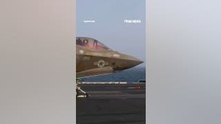 US fighter jet ROARS off USS Abraham Lincoln as it supports Iran blockade