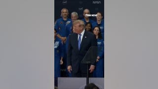 Trump presented with Artemis II crew jacket