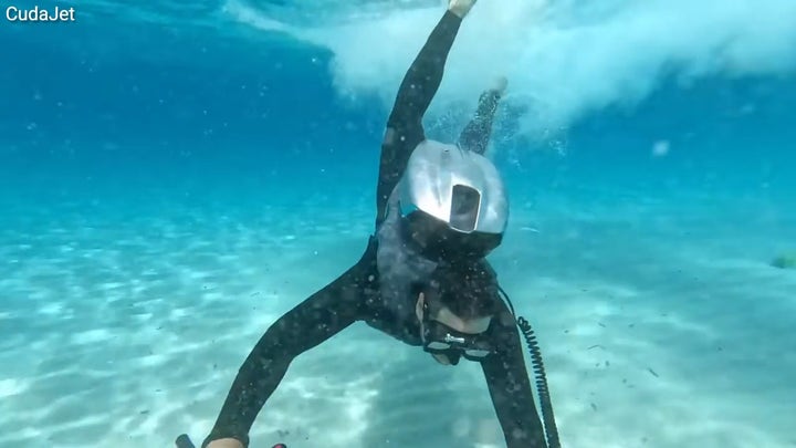 'CyberGuy': Underwater backpack jet system lets you explore the depths like never before