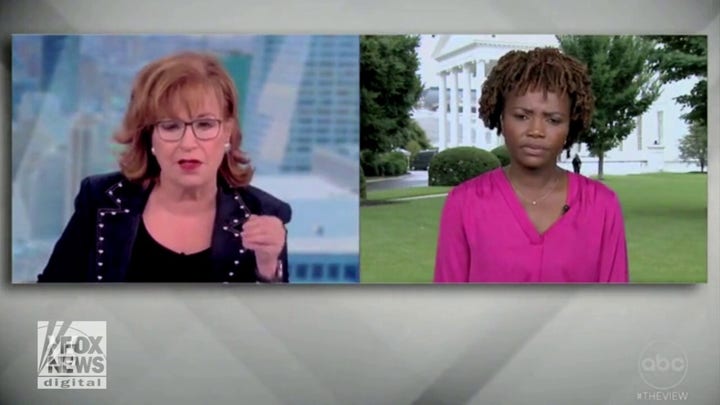 'The View' co-host Joy Behar asks Karine Jean-Pierre how to convince Americans that high gas prices and inflation aren't Joe Biden's fault