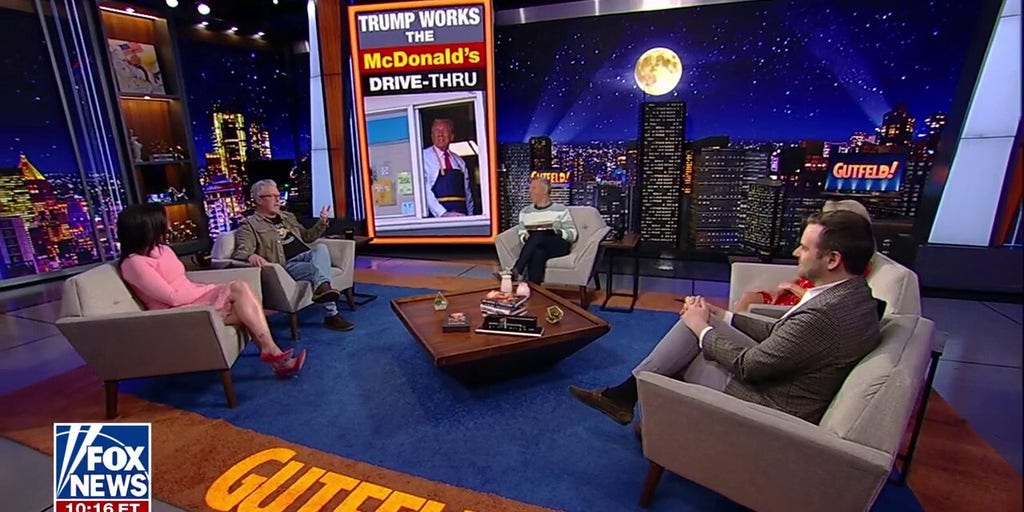 'Gutfeld!': The media flips out over Trump's McDonald's stop