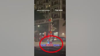 SEE IT: Delivery robot gets CRUSHED by oncoming train