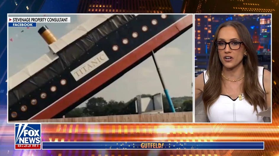 Outrage over controversial Titanic slide for kids