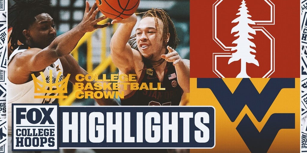 Stanford Cardinal vs. West Virginia Mountaineers The Crown Highlights 🏀 FOX College Hoops