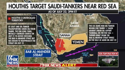 Iran-backed Houthis target another strategic Middle East shipping route