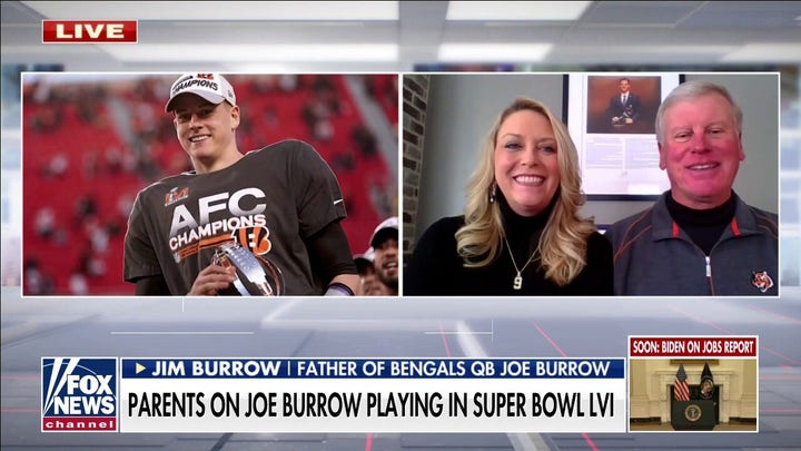 Joe Burrow's parents reflect on NFL star's road to Super Bowl LVI