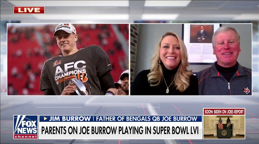 Joe Burrow's parents reflect on NFL star's road to Super Bowl LVI