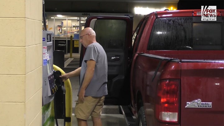 EXCLUSIVE VIDEO: Chris Laundrie grilled on whether son had history of violence during predawn gas and grocery run