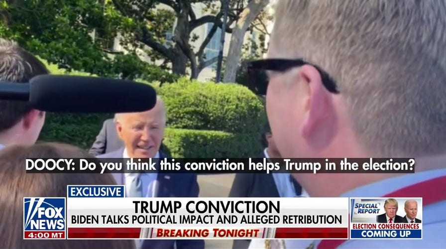 Biden reacts to the Trump verdict: 'The system still works'