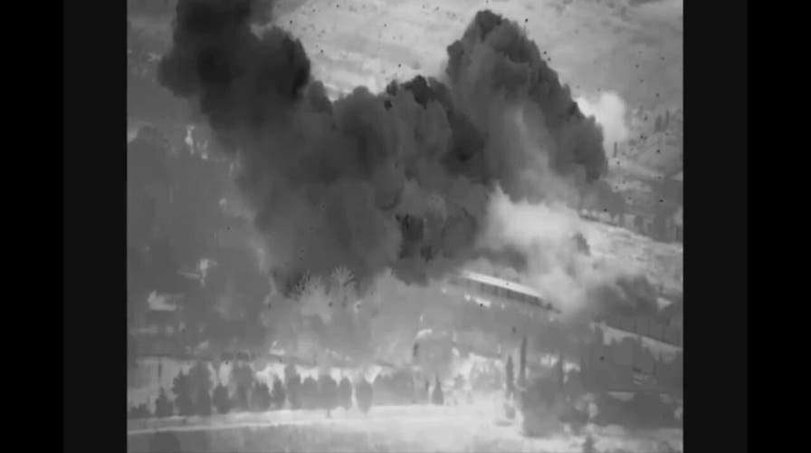 US Air Strike on facility in Maydin, Syria