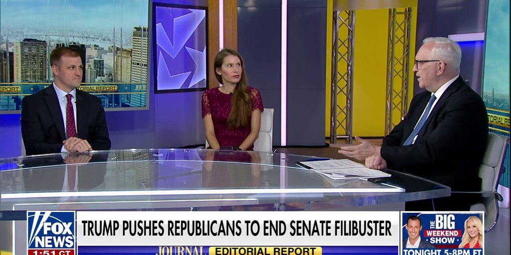 Trump pushes Republicans to end Senate filibuster
