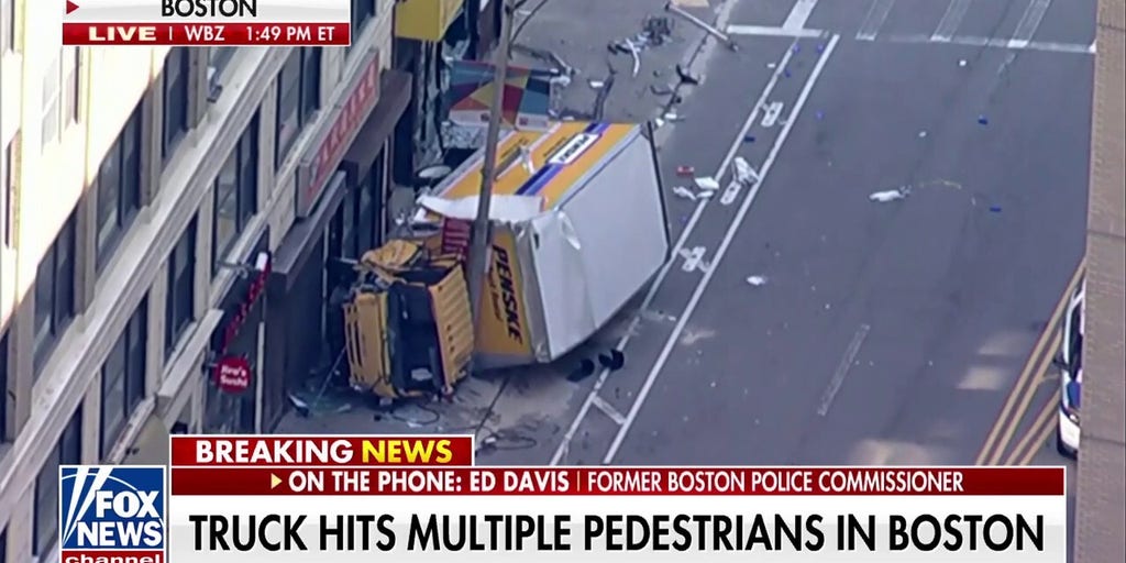 Truck hits multiple pedestrians in Boston with at least two in critical condition