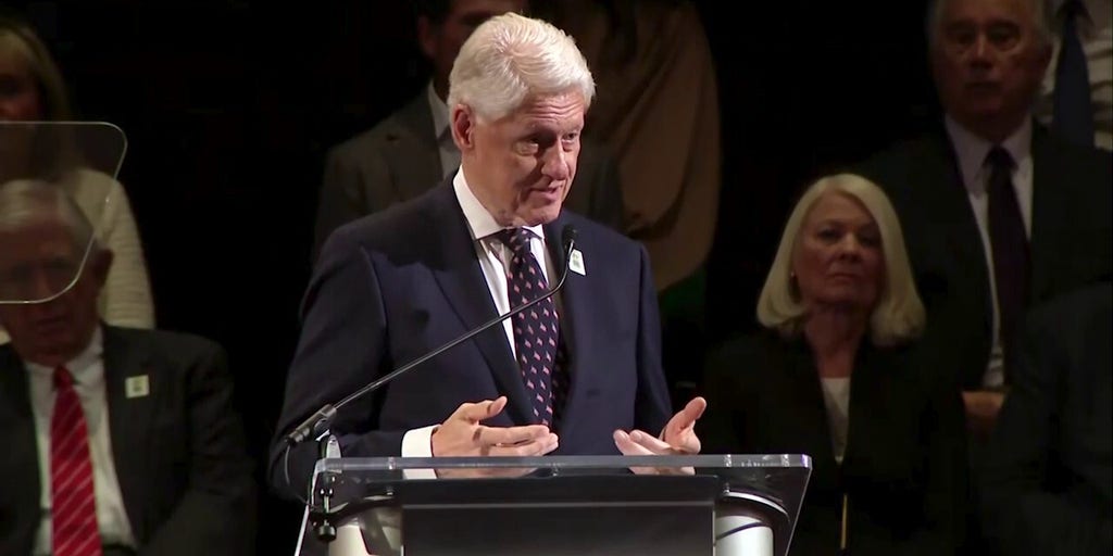 Former President Bill Clinton spoke at an event marking the 30th anniversary of the 1995 Oklahoma City bombing