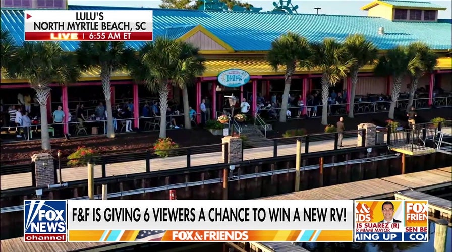 Steve Doocy visits Lucy Buffett's LuLu's in North Myrtle Beach