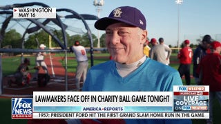 Steve Scalise back on the field for congressional baseball game after cancer battle - Fox News