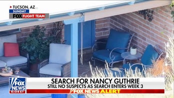Drone video shows rear of Nancy Guthrie home