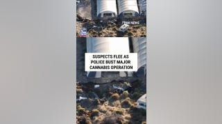 SEE IT: Suspects flee as police bust MAJOR cannabis operation