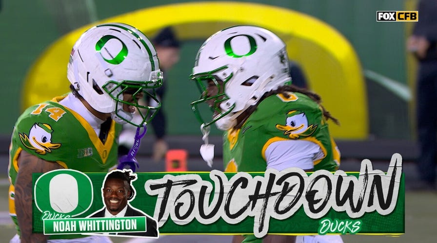 Noah Whittington rushes for UNREAL 40-yard TD, extending Oregon's pb implicit Minnesota